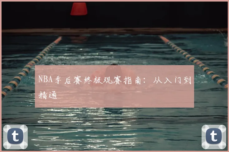 NBA季后赛终极观赛指南:从入门到精通